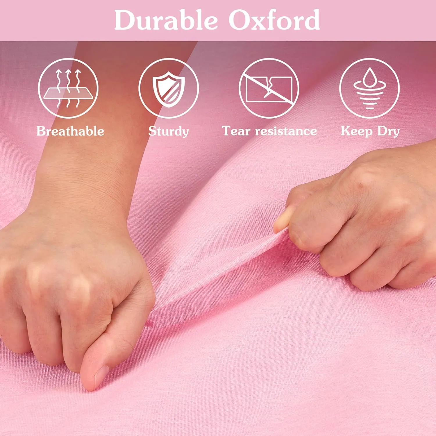 60 Inch Heavy Duty Tear Resistance Wedding Dress Bag for Wedding Travel, Waterproof Dress Cover for Closet Wardrobe. Garment Bag for Gowns, Tuxedos, Dress, Long Coats. Pink, 60 Inch.