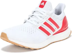 adidas Men's Ultraboost 1.0 DNA Sneaker, White/Better Scarlet/Gum, 12