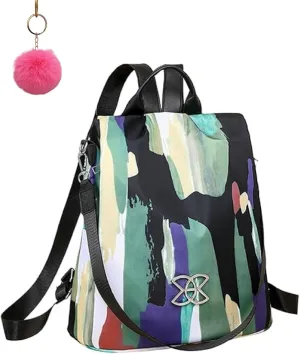 Anti Theft Large Capacity Backpack, Lightweight Oxford Cloth Backpack, Leisure Shoulder Bag For Women