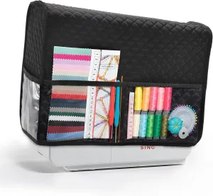 BAGSFY Sewing Machine Cover for Brother, Sewing Machine Dust Cover for Singer, Padded Storage Dust Covers Compatible with Most Standard Sewing Machine.