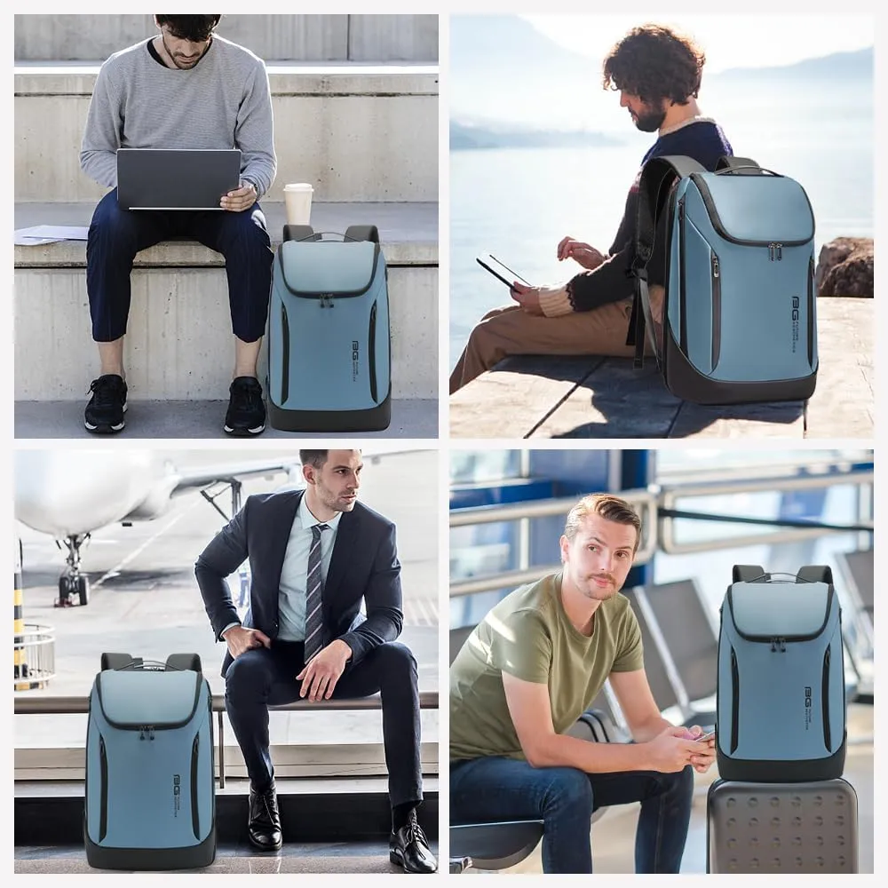 BANGE Business Smart Backpack Waterproof fit 15.6 Inch Laptop Backpack with USB Charging Port,Travel Durable Backpack