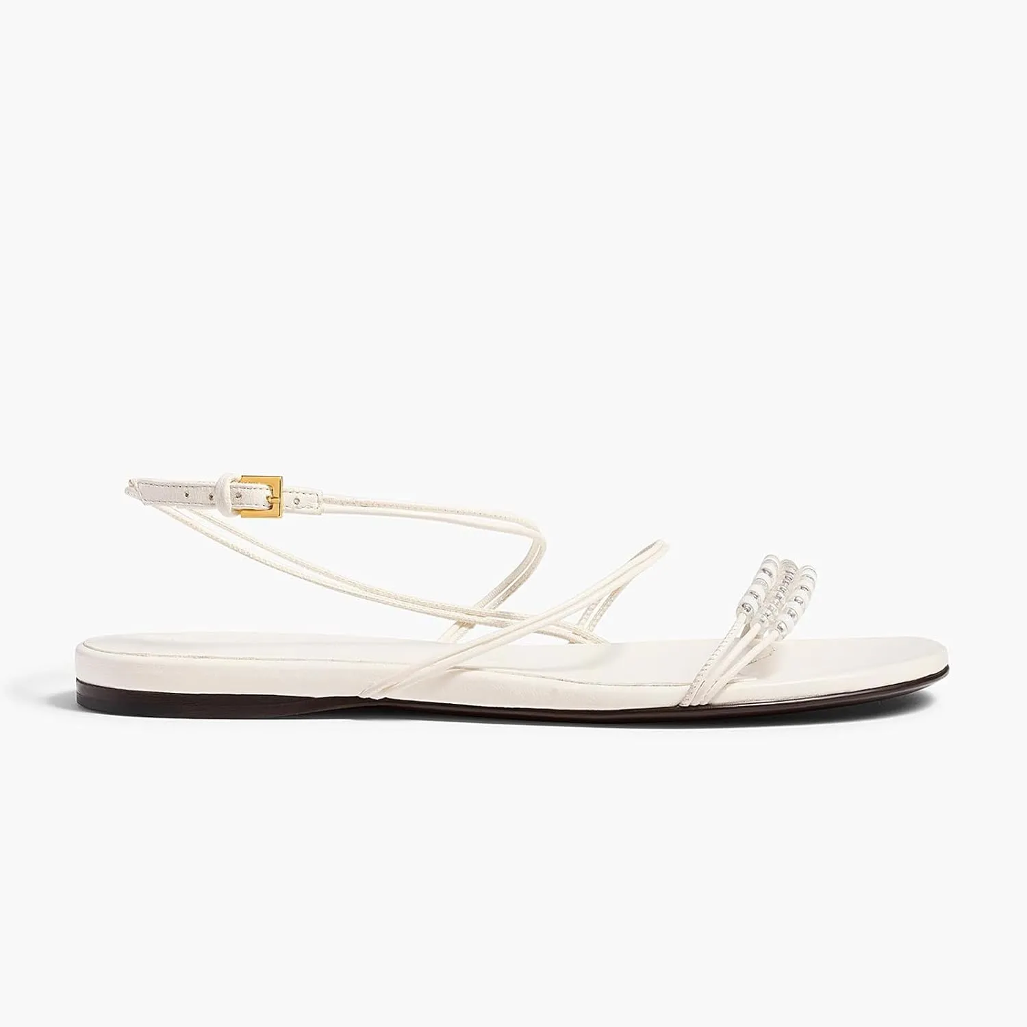 Beaded Strappy Flat Sandals for Women Bohemian Sandals Open Toe Slingback Flats Summer Vacation Beach Casual Daily Dressy Cute Shoes