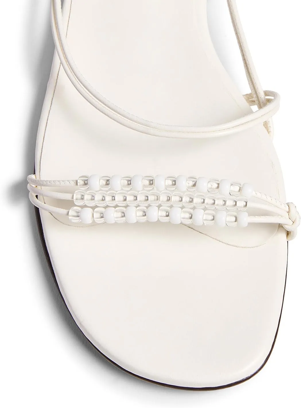 Beaded Strappy Flat Sandals for Women Bohemian Sandals Open Toe Slingback Flats Summer Vacation Beach Casual Daily Dressy Cute Shoes