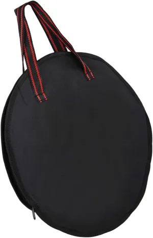 BESPORTBLE Silent Drum Pad Bag Portable Drum Storage Case with Pocket for Drumsticks Lightweight Durable Percussion Instrument Carrying Bag for Easy Transport