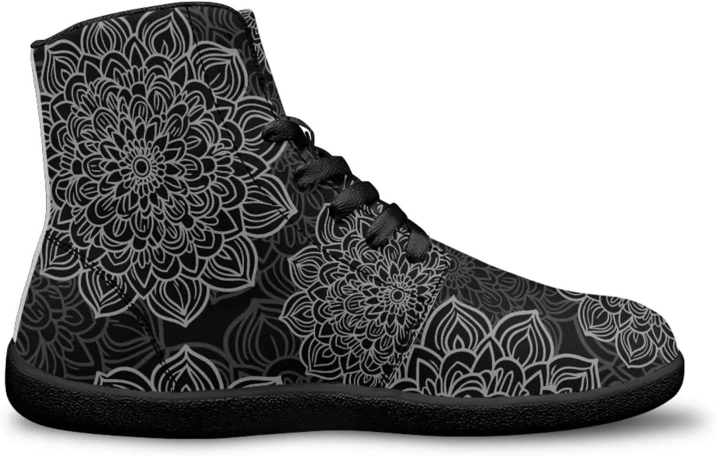 Binienty Zero Drop Sole Barefoot Men's Women's PU Leather Flat Minimalist Barefoot Sneakers Athletic Shoes Waterproof