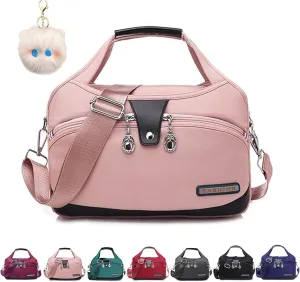 Blaciokamith Tote Bag, Blaciokamith Soft Side Lightweight Underseat Tote Bag, Fashionable Simple Messenger Bag, for Womens