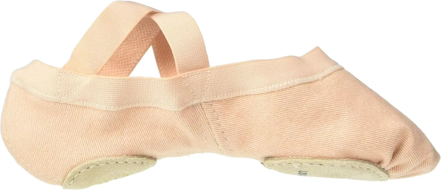 Bloch Girl's Synchrony Split Sole Stretch Canvas Ballet Slipper / Shoe