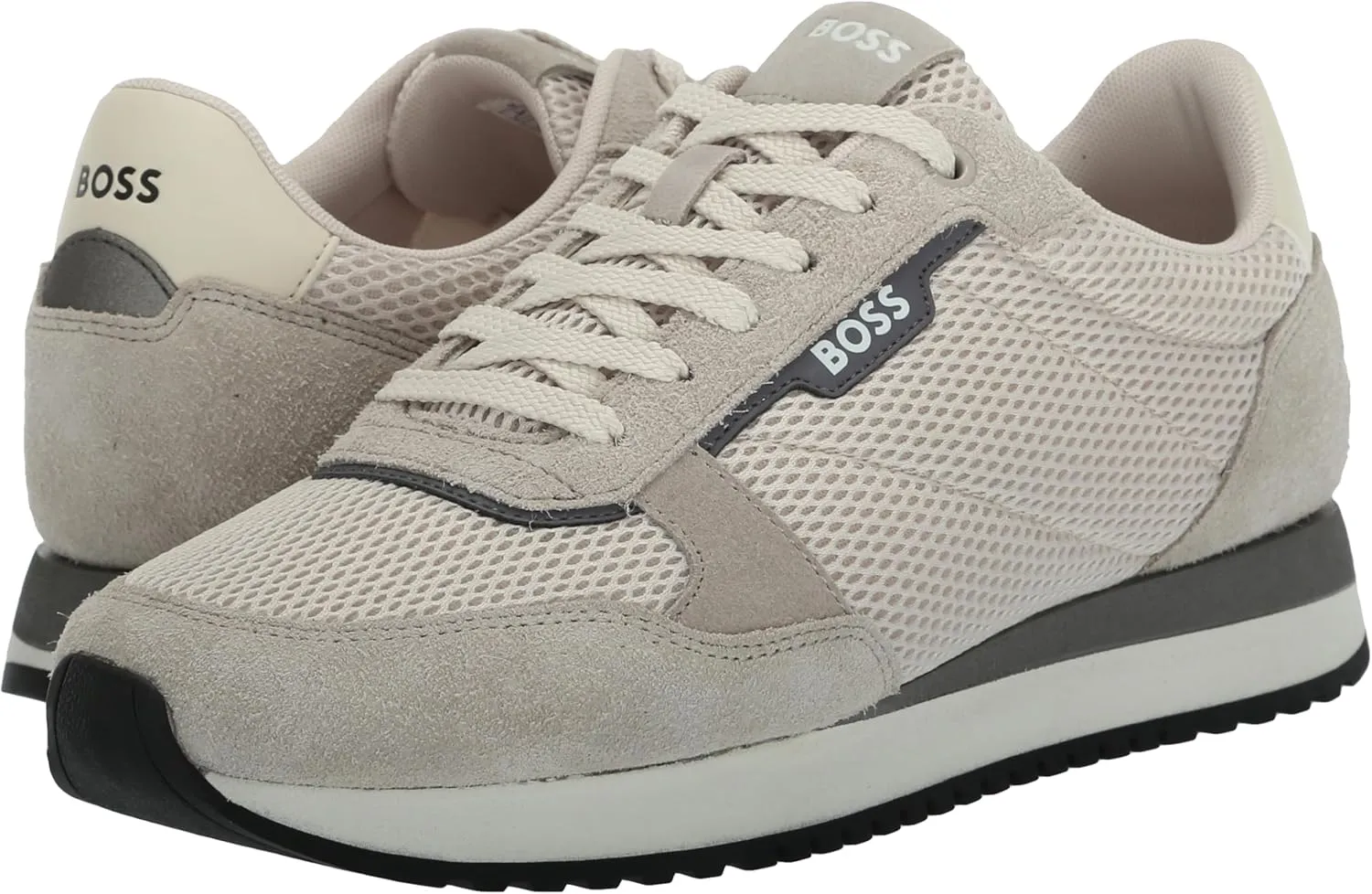 BOSS Men's Kai Retro Style Low Profile Sneaker