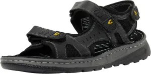 camel active Men's Flat Snow Shoe, Black, 10.5