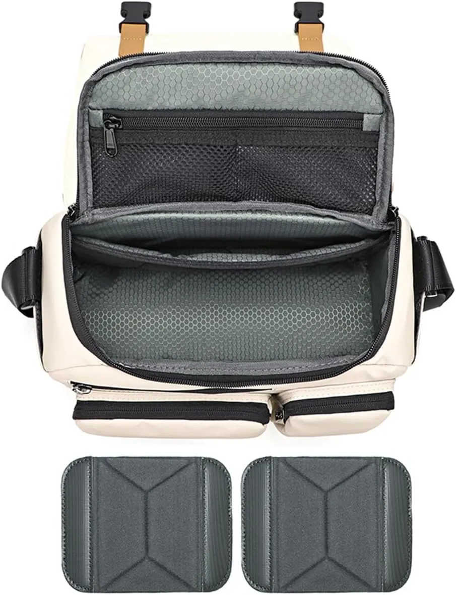 Camera Sling Bag with Tripod Holder, Waterproof Anti Theft Crossbody Shoulder Camera Bags for Photographers Women Men (Green,31 * 13 * 22cm)