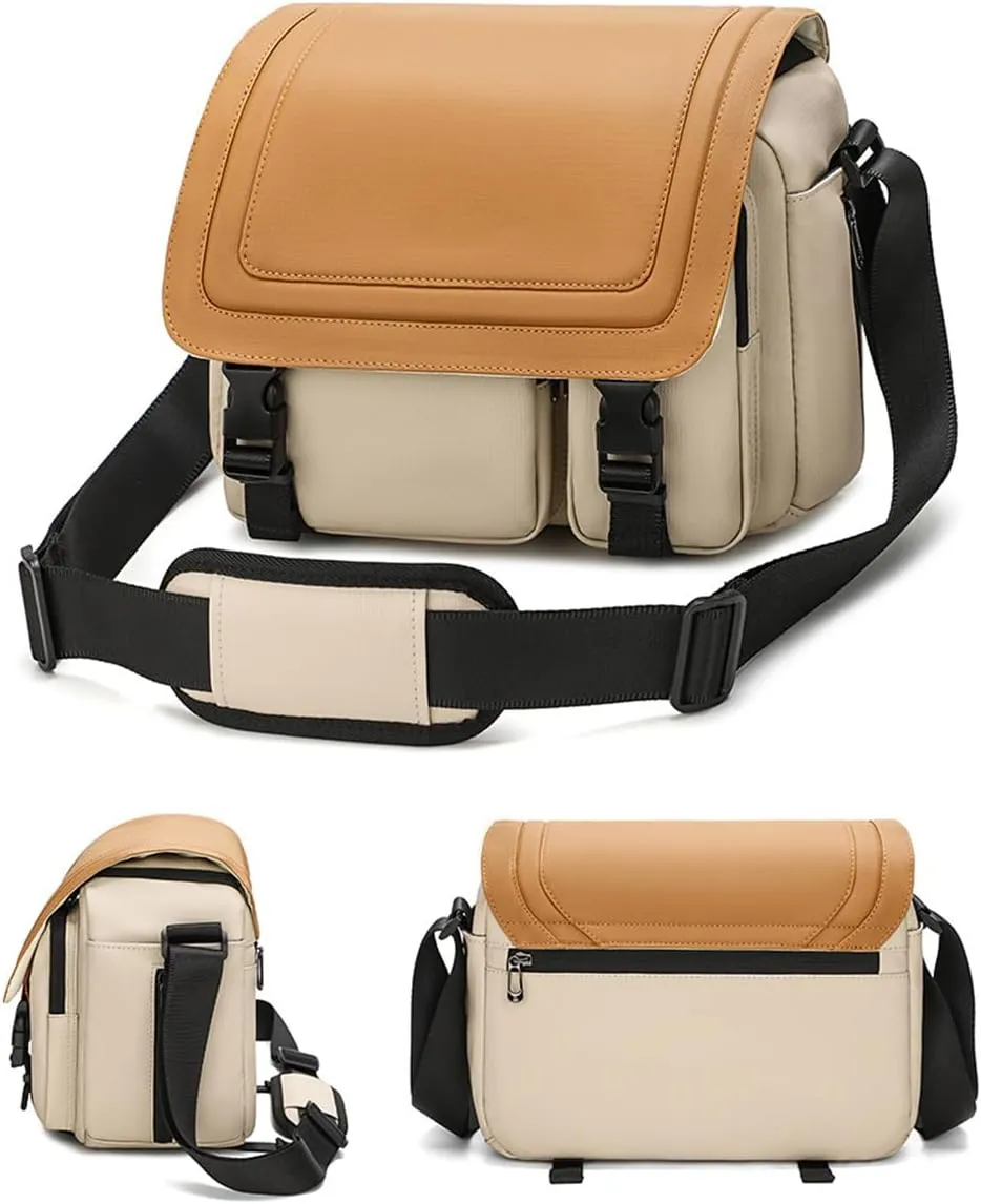 Camera Sling Bag with Tripod Holder, Waterproof Anti Theft Crossbody Shoulder Camera Bags for Photographers Women Men (Green,31 * 13 * 22cm)