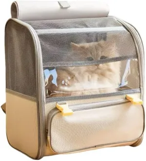 Car Cat Carrier for Toyota Corolla Touring Sports 2018-2024, Pet Carrier Travel Bag for Small Medium Cats with Mesh Ventilation, Breathable Foldable for Airplane, Car, Vet Visits,Grey