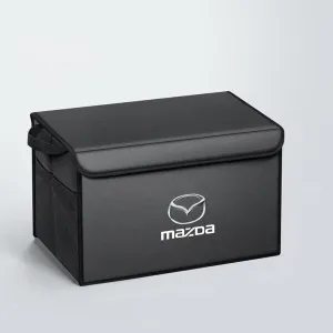 Car Trunk Organizer for Mazda 3 Sedan BP 2019 - Thickened Car Boot Tidy Storage Box Tailor-made Lidded Storage Bins for Home Car Outdoor Camping Travel,B
