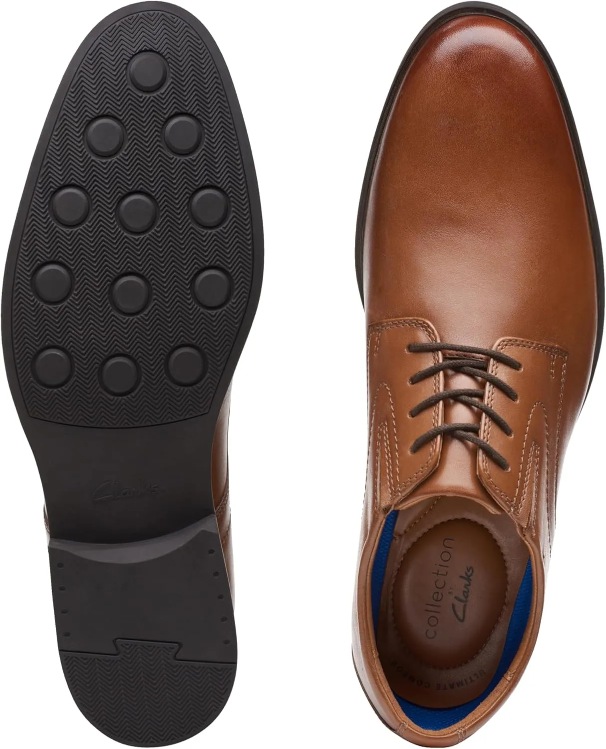 Clarks Men's Whiddon Plain Oxford Flat