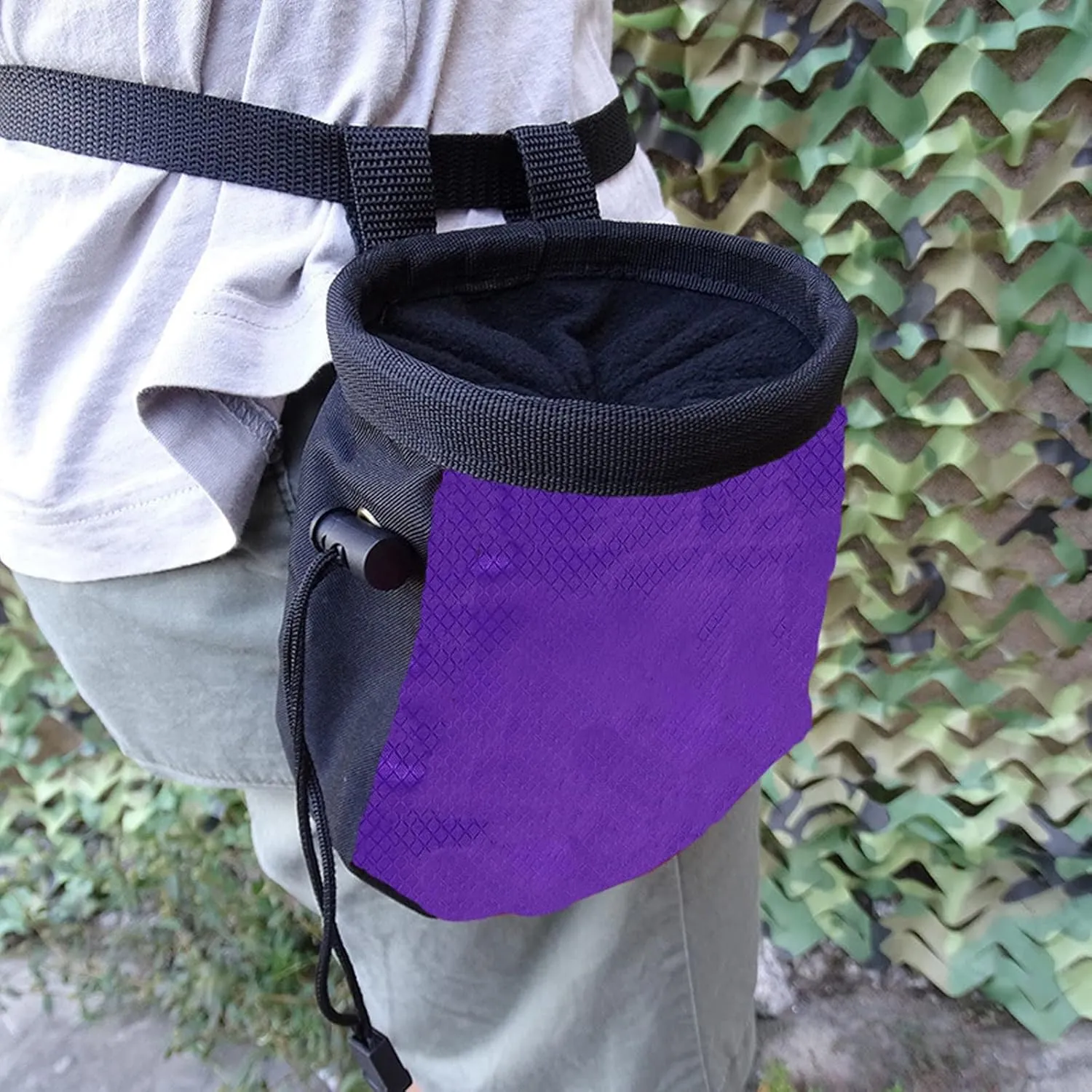Climbing Chalk Bags,No Leak Rock Climbing Strawstring Bag Drawstring Magnesia Sack,Rock Climbing Gear Equipment