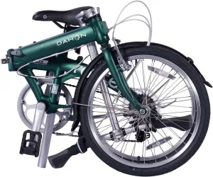 Dahon Route 20 inch Folding Bike for Adults, 7 Speed Drivertrain by Shimano, Aluminum Frame Foldable Bicycle with V Brake