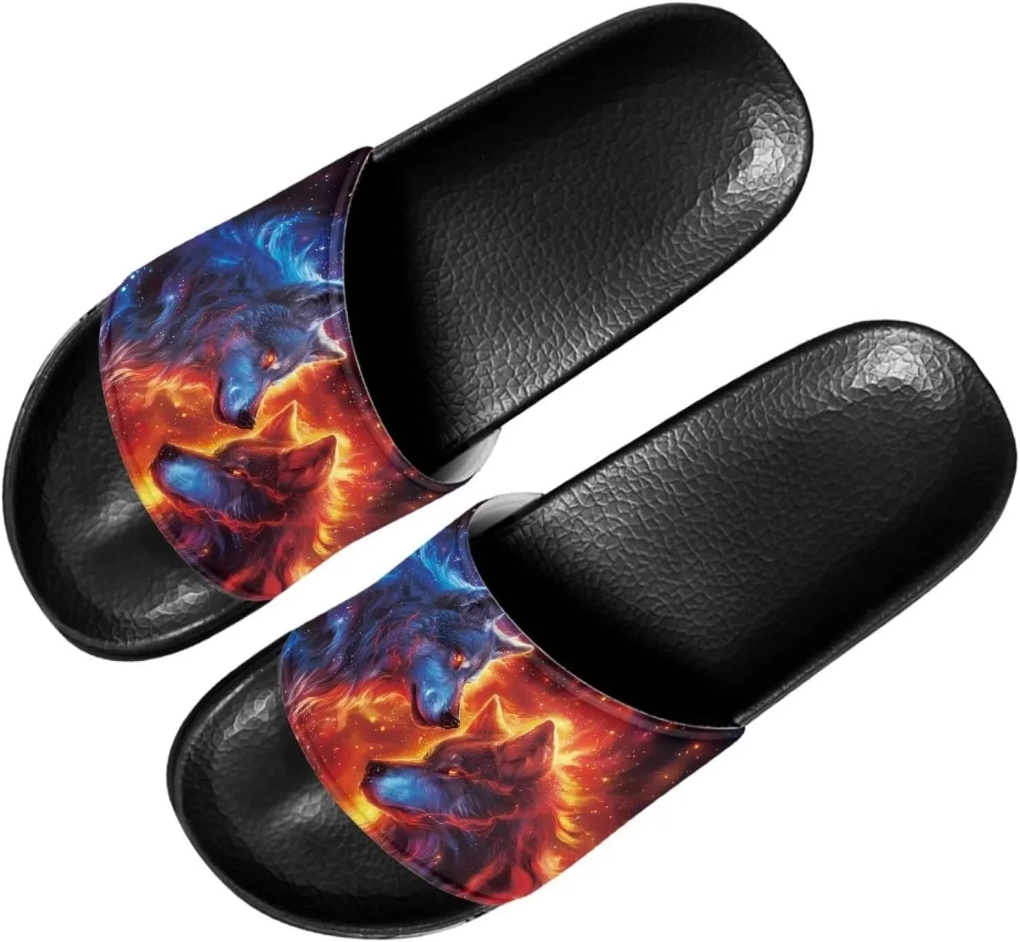 Doojoayie Open Toe Slippers for Women Non Slip Bath Slippers Casual Everyday Shoes