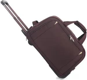 Durable Rolling Luggage， Large Capacity, Waterproof Lightweight Traveling Oxford Suitcase ，for Men Women, For Travel Camping Storage(Brown,Large)