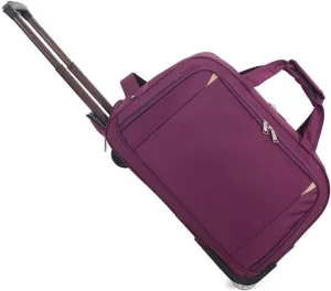 Durable Rolling Luggage， Large Capacity, Waterproof Lightweight Traveling Oxford Suitcase ，for Men Women, For Travel Camping Storage(Purple,Large)