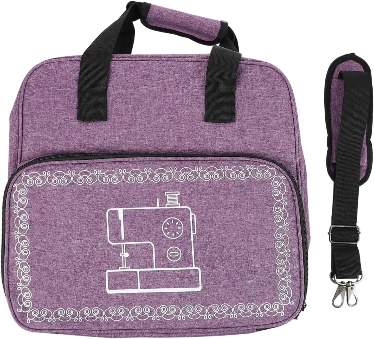 ERINGOGO Sewing Machine Bag Oxford Cloth Reinforced Stitches Portable Tote Bag for Outdoor Use