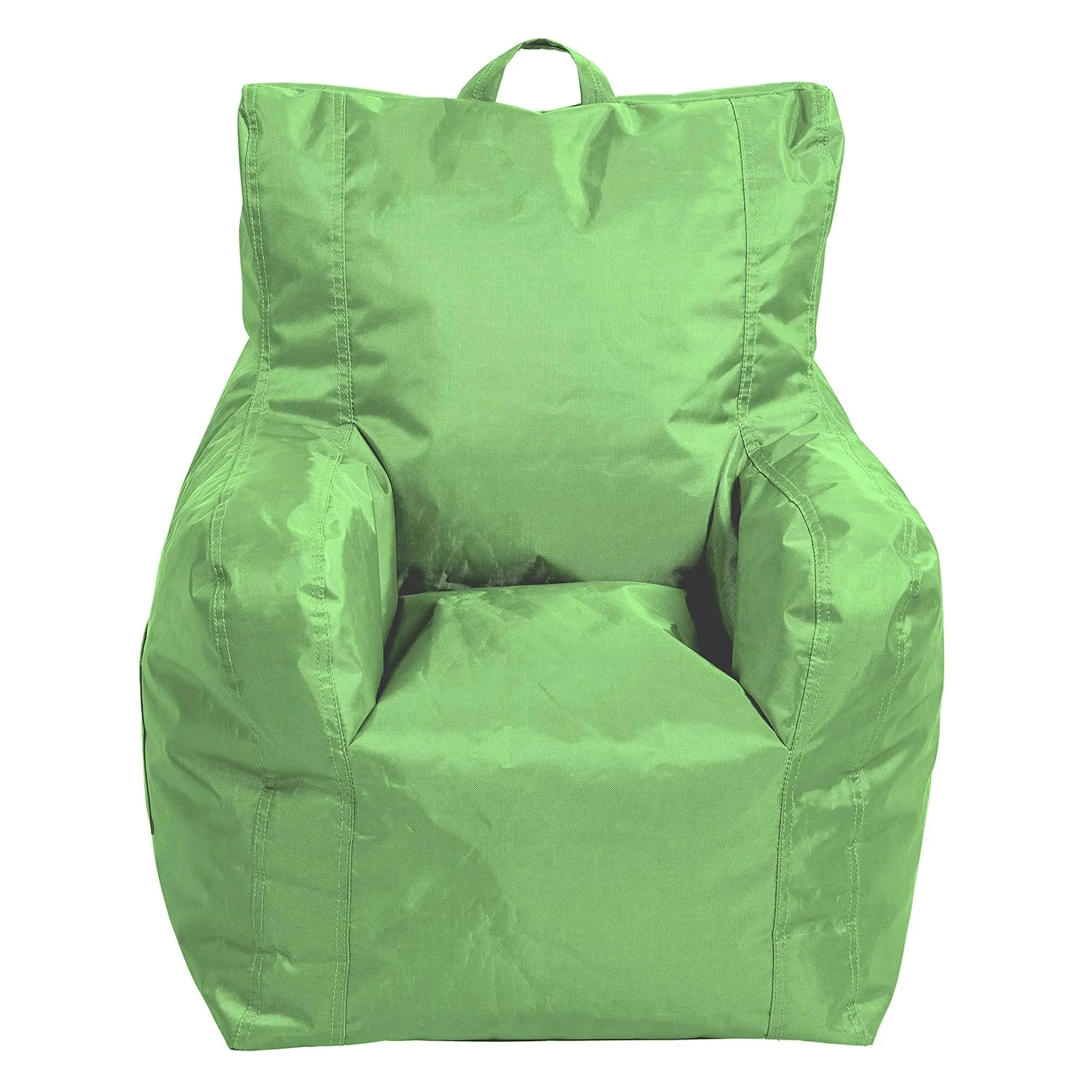 Factory Direct Partners 10483-GG Cali Little Bear Sack Bean Bag Chair, Dirt-Resistant Coated Oxford Fabric - Grassy Green