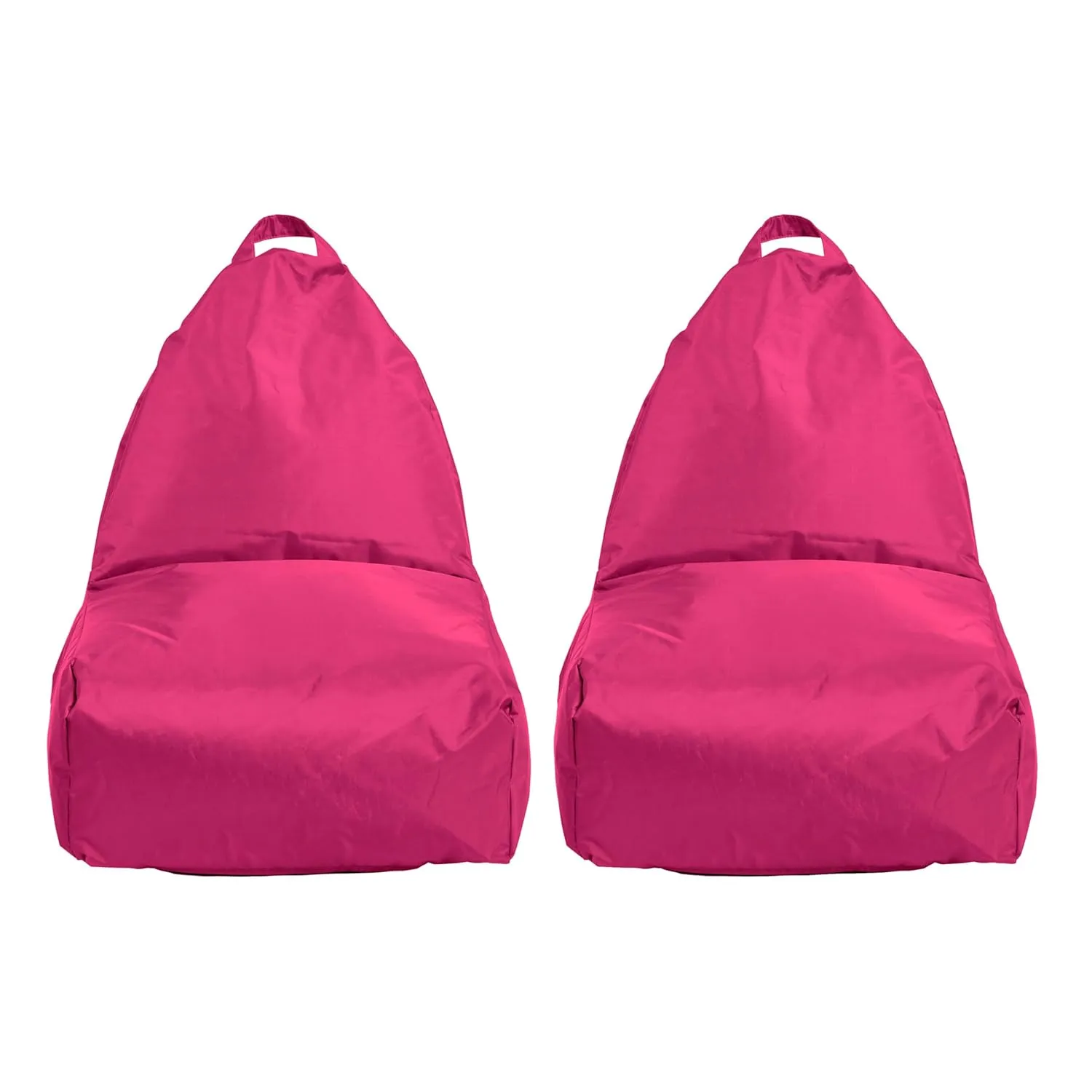 Factory Direct Partners 13302-RS Cali Alpine Sack Bean Bag Chair, Dirt-Resistant Coated Oxford Fabric - Raspberry (2-Pack)