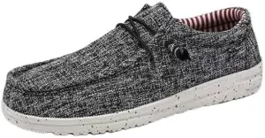 Fashion Canvas Loafers for Men Comfortable Lightweight Breathable Men's Casual Shoes Flat Slip-on Driving Shoes Man