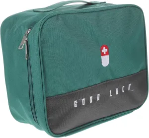 First Aid Bag Portable Multi Medicine Storage Organizer for Family Outdoor Use Medical Bag Lightweight Durable with Comfortable Handle