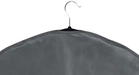 Foster-Stephens Thick, Sturdy, Long-lasting Oxford Cloth Garment Bags for Storage of Clothing, Dresses, Costumes, Suits, Coats, Gowns | Elegant Covers in Grey or Black 42", 50", 62" | (42", Grey)