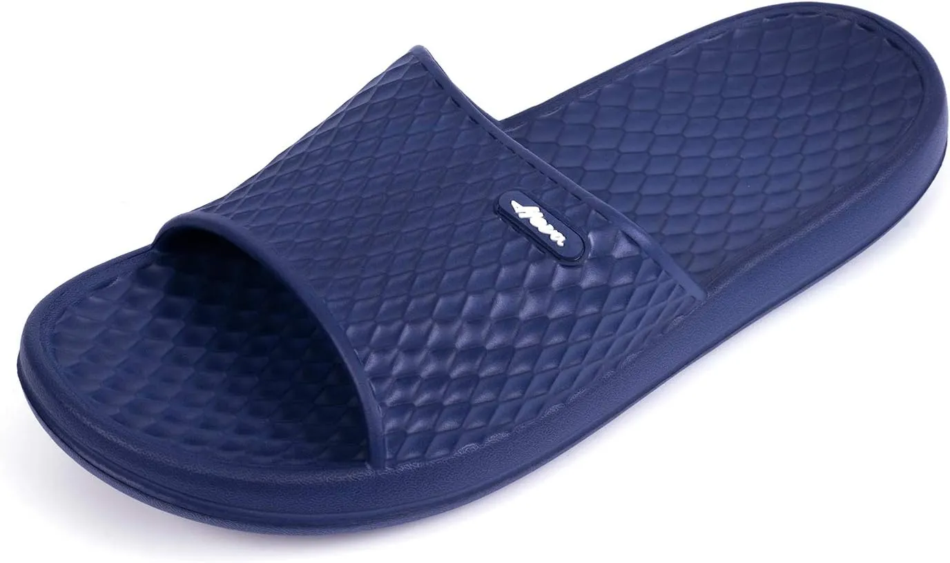FUNKYMONKEY Womens Bathroom Shower Slippers Indoor Home Beach Non Slip Sandal