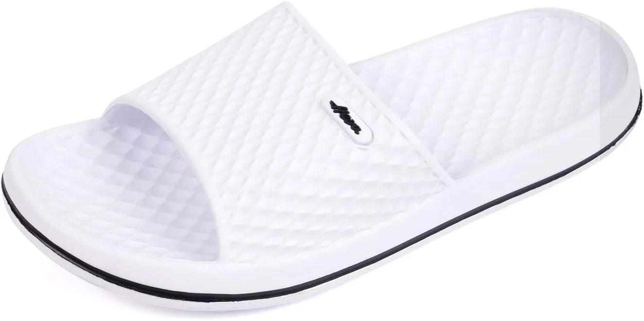 FUNKYMONKEY Womens Bathroom Shower Slippers Indoor Home Beach Non Slip Sandal