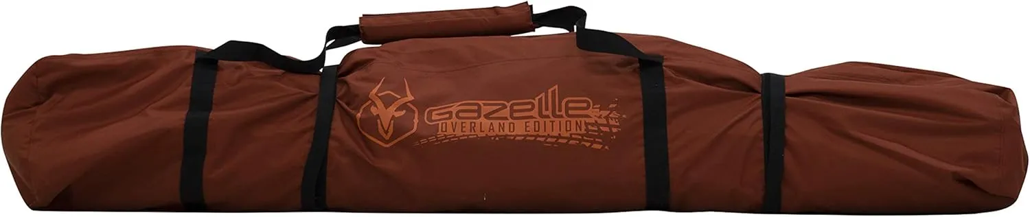 Gazelle Tents™, T4 Water-Resistant Duffle Bag, 600D Oversized Duffle Bag, Padded Straps, Sealed Seams, External Stake Pouch, Zipper Cover, Sedona, GA102