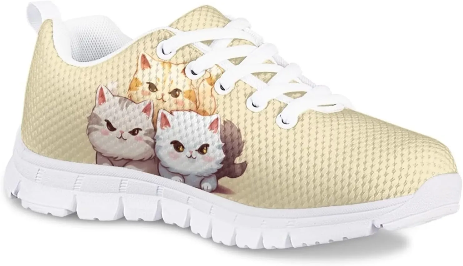 Girls Lightweight Sneakers Kids Cute Tennis Running Shoes Breathable Walking Shoes for Little Girls