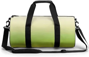 Gym Bag 17in for Men Women, Waterproof Foldable Sports Organizer, Durable Workout Travel Duffle Bag, Citrus Horizon Shift-83