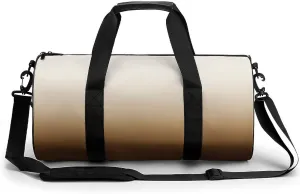 Gym Bag 17in for Men Women, Waterproof Foldable Sports Organizer, Durable Workout Travel Duffle Bag, Twilight Horizon Gradient-1344