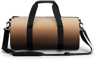 Gym Bag 17in for Men Women, Waterproof Foldable Sports Organizer, Durable Workout Travel Duffle Bag, Twilight Horizon Gradient-1345