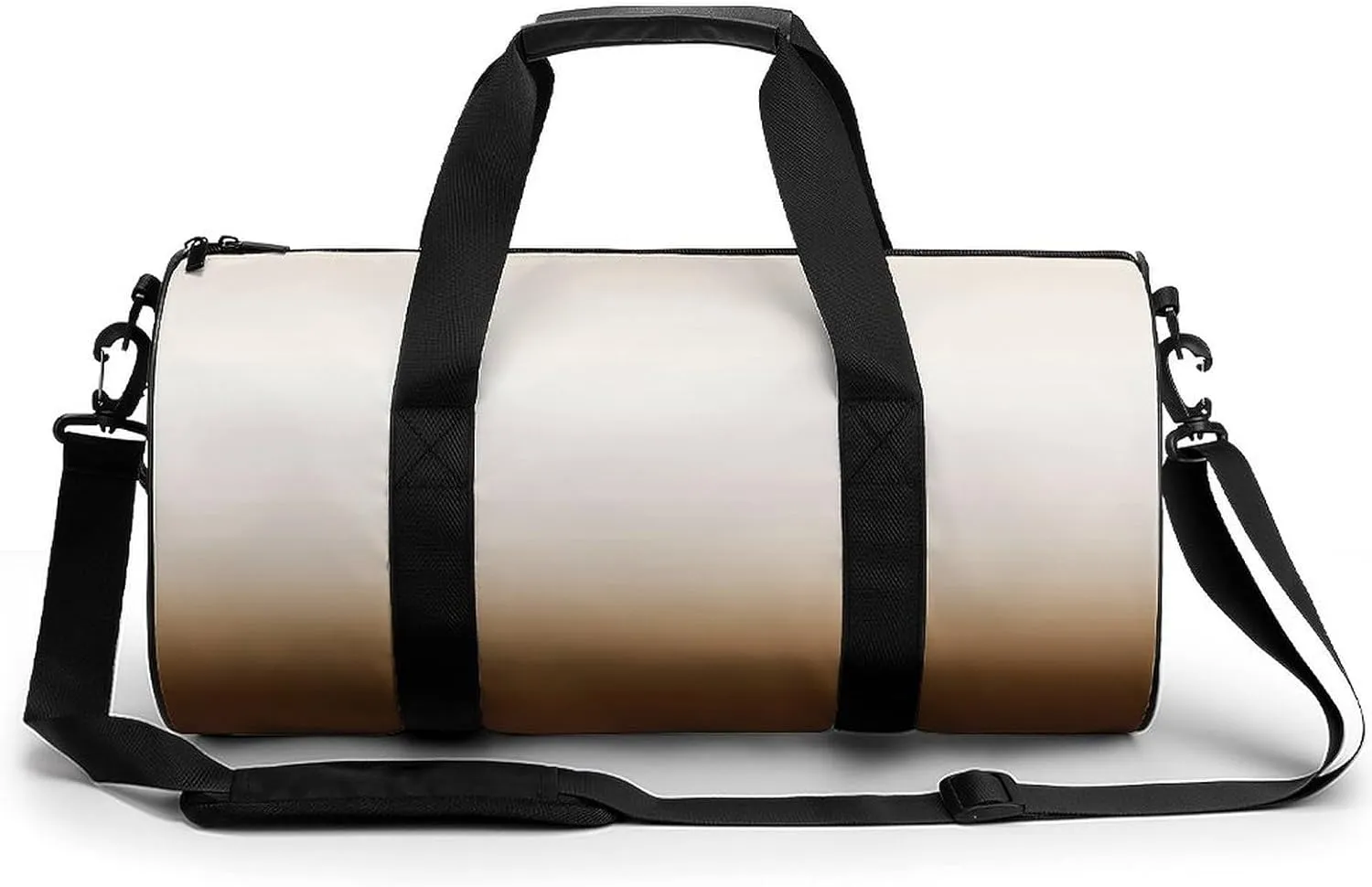 Gym Bag 17in for Men Women, Waterproof Foldable Sports Organizer, Durable Workout Travel Duffle Bag, Twilight Horizon Gradient-1346