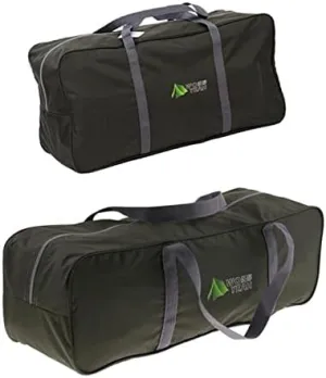 Heavy Duty Duffel Bag 2Pcs Set, Storage Bags for Outdoor Camping Tent, Large Capacity Luggage Organizer Travel Gear