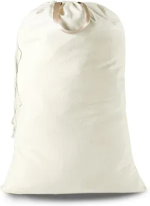 Heavy Duty Laundry Bag with Drawstring and Handle, Extra Large Travel Dirty Clothes Bag for Laundromat and Household, Durable Rip-Stop Laundry Hamper Liner, 8 Solid color(28 x 40 Inch) by SANFERGE