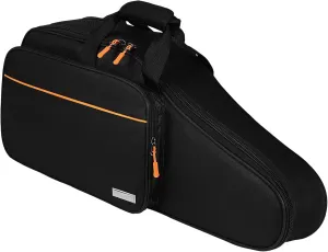 HEMOTON Saxophone Bag Durable Oxford Fabric Backpack with Thickened Padding Double Shoulder Straps Shockproof Sax Storage Case for Easy Transport and Protection