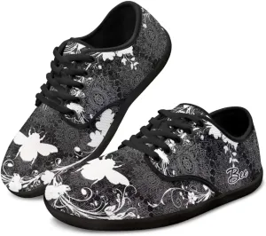 Howilath Mandala Animal Lace up Barefoot Shoes Running Sneakers Casual Sport Flat Shoes with Anti-Slip Sole