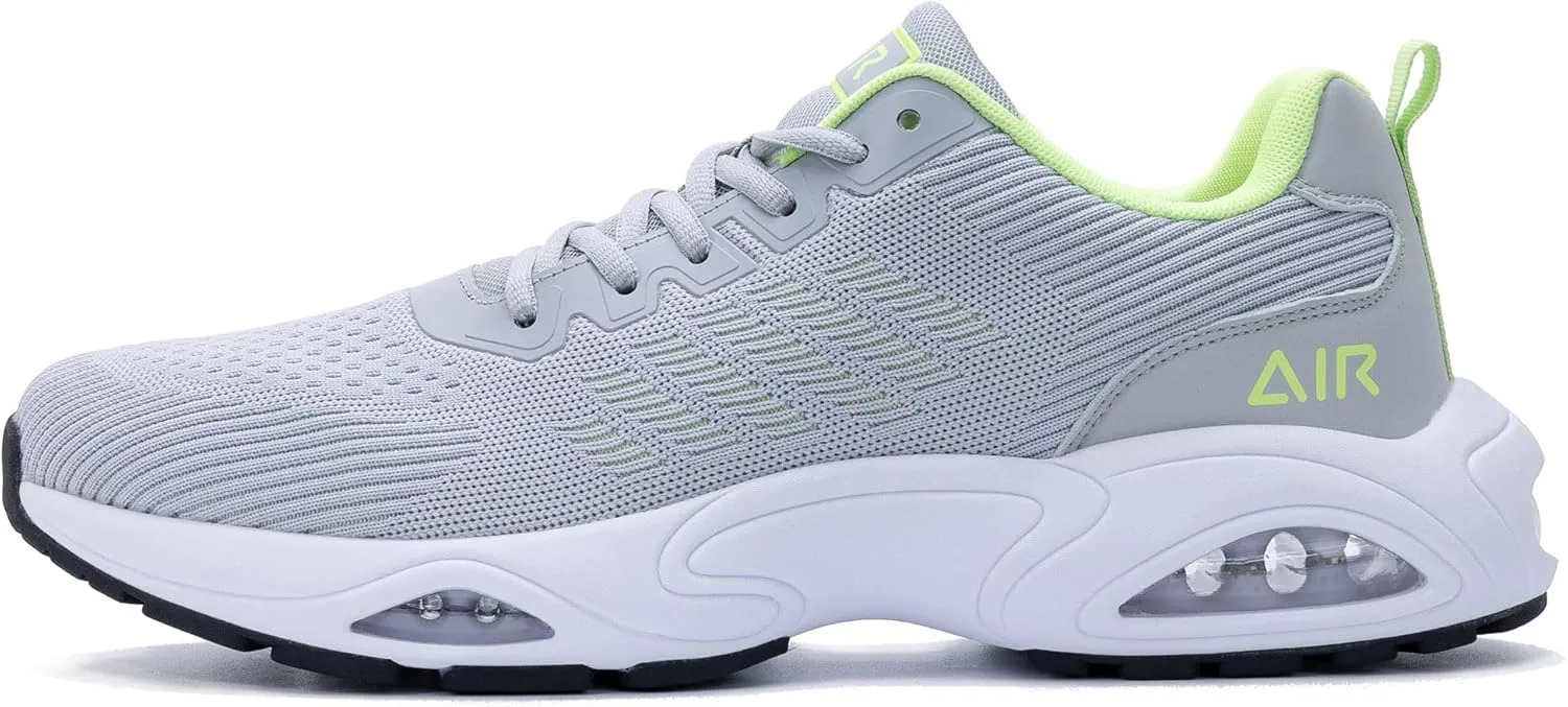 JARLIF Men's Air Running Shoes Athletic Cushioned Tennis Shoes Comfortable Supportive Sport Gym Jogging Sneaker Size 7-13