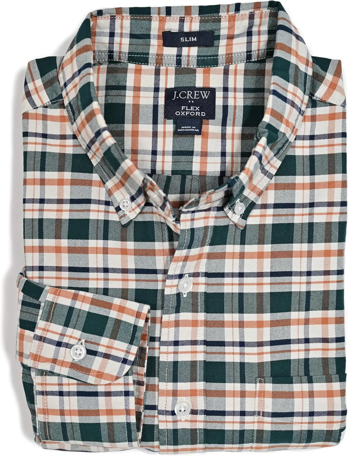 J.Crew Mercantile Men's Slim-Fit Long Sleeve Flex Oxford Shirt