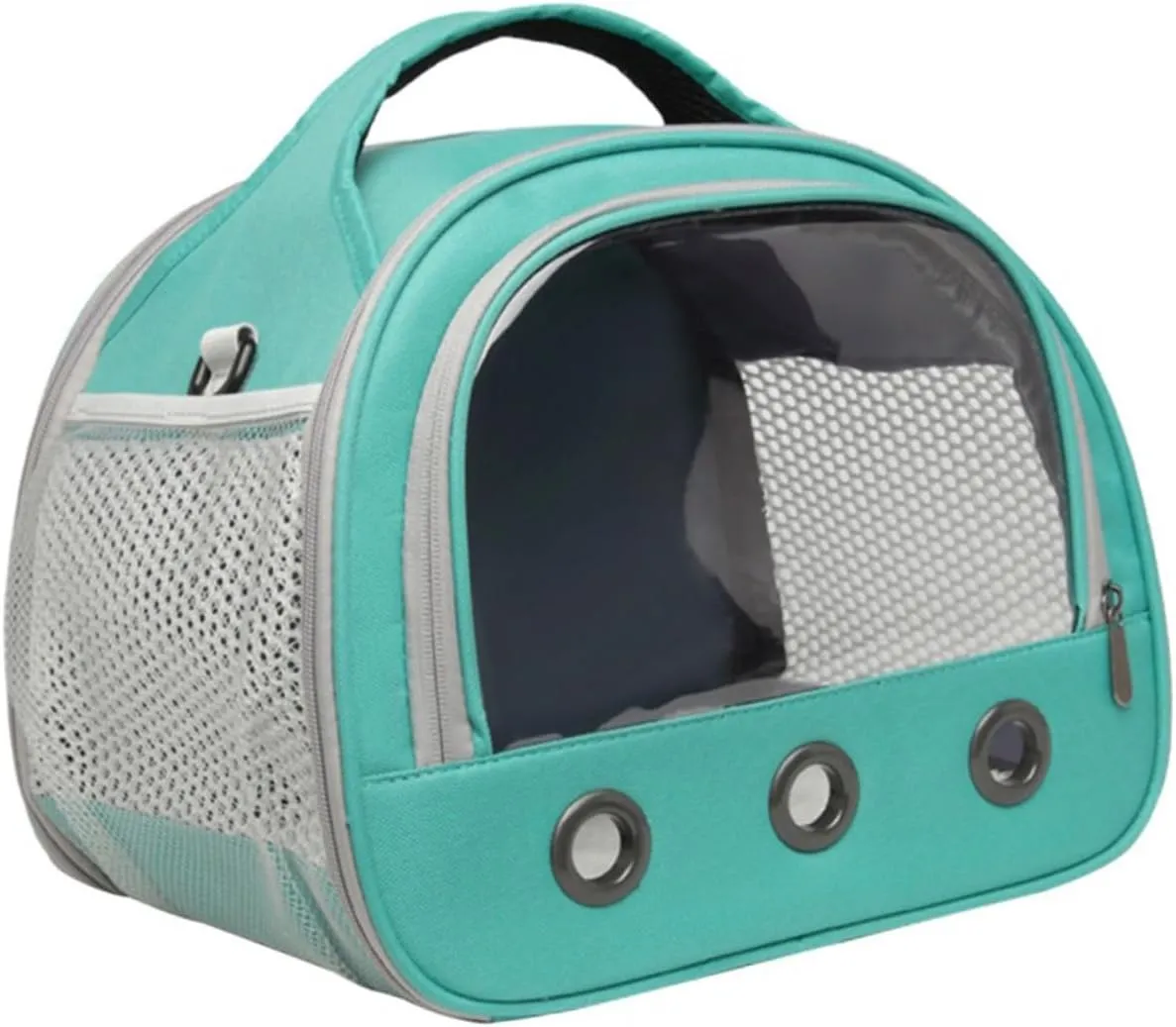 KESYOO Portable Hamster Carrier Bag Breathable Travel Pouch with Window Shoulder Strap for Guinea Pigs Small Rabbits and Hedgehogs Durable Oxford