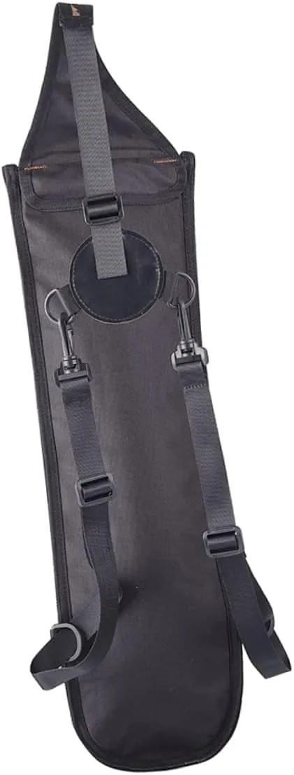 Large Capacity Oxford Arrow Quiver Multi Function Single Shoulder Bag for Outdoor Hunting Durable Hanging Arrow Holder Pouch Black