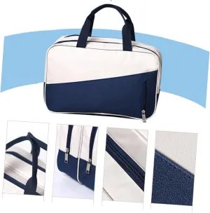 Large Capacity Waterproof Sports Bag Wet Dry Tote Bag for Women Dark Creamy Oxford Fabric