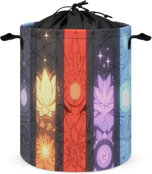 Laundry Hampers, Large Drawstring Laundry Bag, Removable Laundry Bags, Collapsible Storage Bin with Handles for Home Organization, Kids Room, Nursery Building