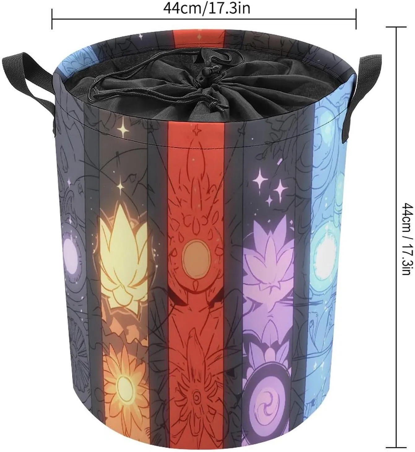 Laundry Hampers, Large Drawstring Laundry Bag, Removable Laundry Bags, Collapsible Storage Bin with Handles for Home Organization, Kids Room, Nursery Building