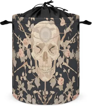 Laundry Hampers, Large Drawstring Laundry Bag, Removable Laundry Bags, Collapsible Storage Bin with Handles for Home Organization, Kids Room, Nursery Font
