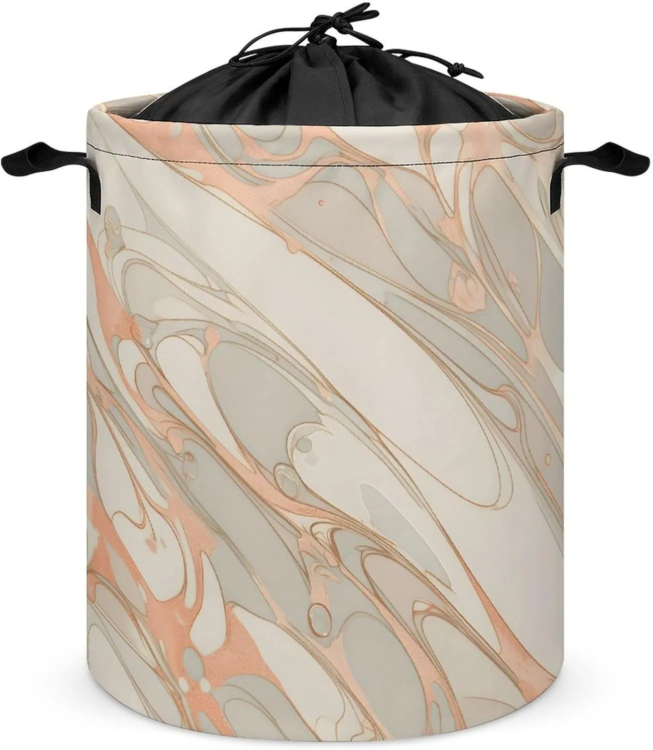 Laundry Hampers, Large Drawstring Laundry Bag, Removable Laundry Bags, Collapsible Storage Bin with Handles for Home Organization, Kids Room, Nursery Vertebrate
